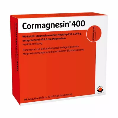 CORMAGNESIN 400 ampullen, 10X10 ml
