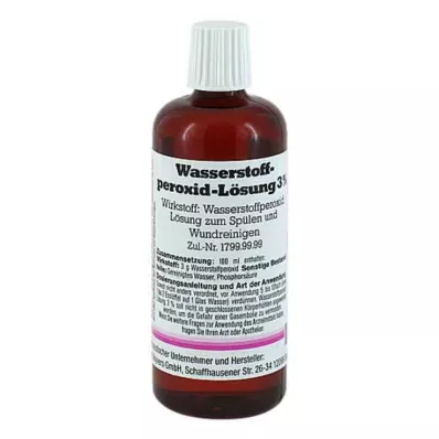 WASSERSTOFFPEROXID Oplossing 3%, 100 ml WASSERSTOFFPEROXID Oplossing 3%, 100 ml
