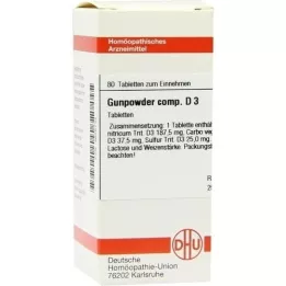 GUNPOWDER comp.D 3 tabletten, 80 stuks