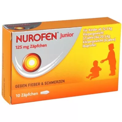 NUROFEN Junior 125 mg zetpillen, 10 stuks