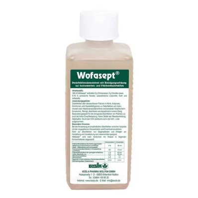 WOFASEPT Desinfectie van instrumenten en oppervlakken, 250 ml WOFASEPT Desinfectie van instrumenten en oppervlakken, 250 ml