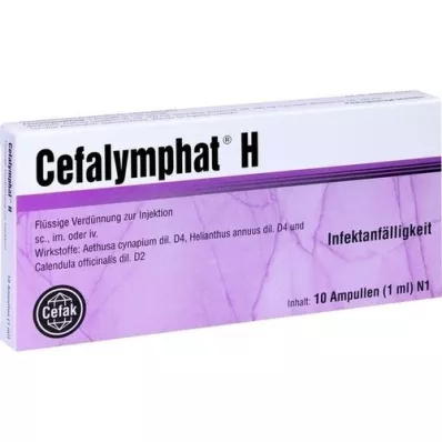 CEFALYMPHAT H Ampullen, 10X1 ml