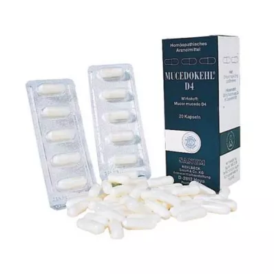 MUCEDOKEHL D 4 Capsules, 20 Capsules