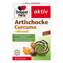 DOPPELHERZ Artisjok+Olijfolie+Kurkuma Capsules, 30 Capsules