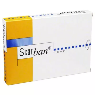 SCARBAN Licht siliconenverband 5x7,5 cm, 2 stuks SCARBAN Licht siliconenverband 5x7,5 cm, 2 stuks