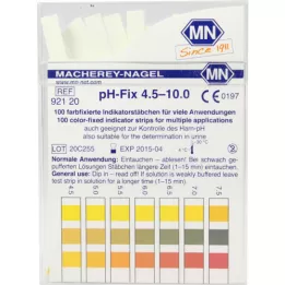 PH-FIX Indicatorstrips pH 4,5-10, 100 stuks