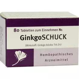 GINKGOSCHUCK Tabletten, 80 stuks