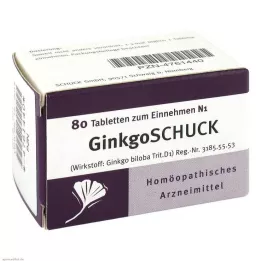GINKGOSCHUCK Tabletten, 80 stuks