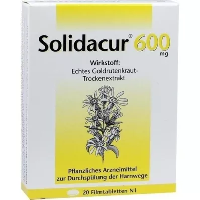 SOLIDACUR 600 mg filmomhulde tabletten, 20 st