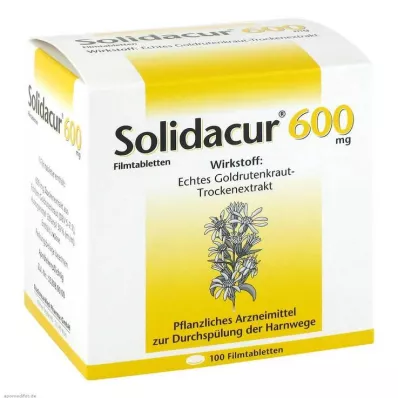 SOLIDACUR 600 mg filmomhulde tabletten, 100 stuks SOLIDACUR 600 mg filmomhulde tabletten, 100 stuks