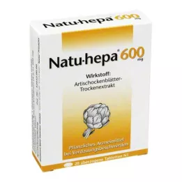 Natu Hepa 600 mg omhulde tabletten, 20 stuks