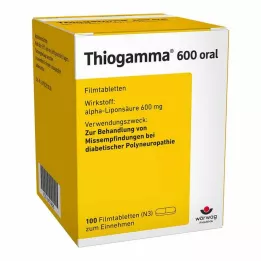 THIOGAMMA 600 orale filmomhulde tabletten, 100 st