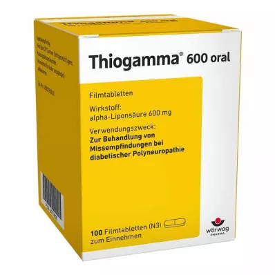 THIOGAMMA 600 orale filmomhulde tabletten, 100 st