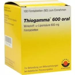 THIOGAMMA 600 orale filmomhulde tabletten, 100 st