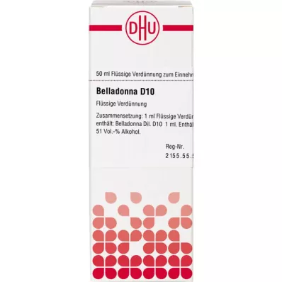 BELLADONNA Verdunning D 10, 50 ml