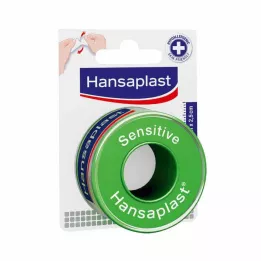 HANSAPLAST Gevoelig fixatiepleister 2,5 cm x 5 m, 1 st