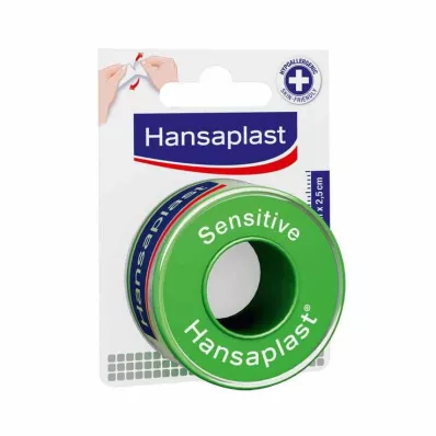 HANSAPLAST Gevoelig fixatiepleister 2,5 cm x 5 m, 1 st HANSAPLAST Gevoelig fixatiepleister 2,5 cm x 5 m, 1 st