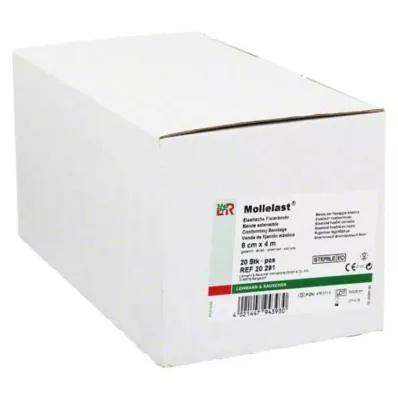 MOLLELAST Verband 8 cmx4 m steriel enkel verpakt, 20 stuks