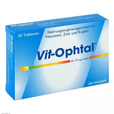 VIT OPHTAL met 10 mg luteïne tabletten, 30 stuks VIT OPHTAL met 10 mg luteïne tabletten, 30 stuks