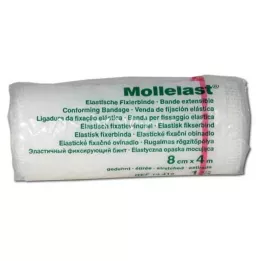 MOLLELAST Verband 8 cmx4 m wit, 1 st