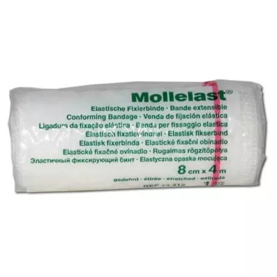 MOLLELAST Verband 8 cmx4 m wit, 1 st