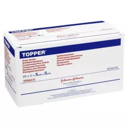 TOPPER Gleufcompr.5x5 cm steriel, 20X5 st