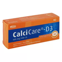 CALCICARE D3 kauwtabletten, 50 stuks