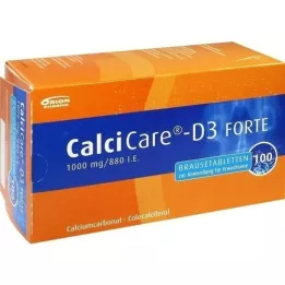 CALCICARE D3 forte bruistabletten, 100 stuks