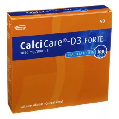 CALCICARE D3 forte bruistabletten, 100 stuks CALCICARE D3 forte bruistabletten, 100 stuks