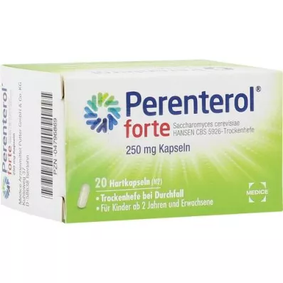 PERENTEROL forte 250 mg capsules, 20 st