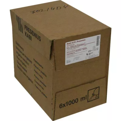 NACL 0,9% plastic schroefdop, 6X1000 ml NACL 0,9% plastic schroefdop, 6X1000 ml