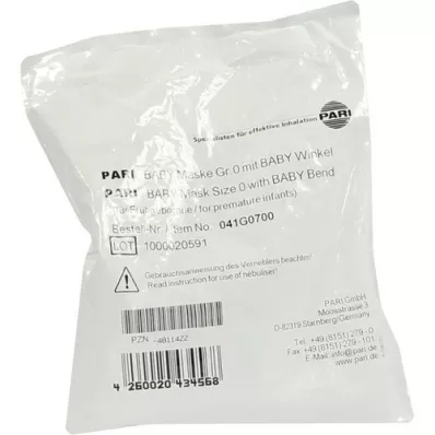 PARI Babymasker maat 0 met babyhoek, 1 stuk