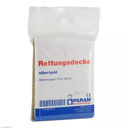 RETTUNGSDECKE goud/zilver, 1 pc