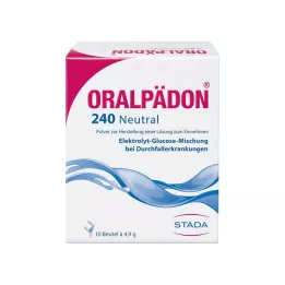 ORALPÄDON 240 neutraal sachet poeder, 10 stuks