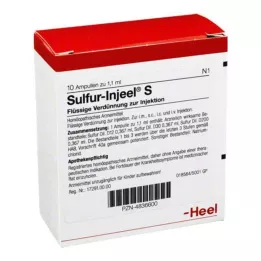SULFUR INJEEL S Ampullen, 10 stuks