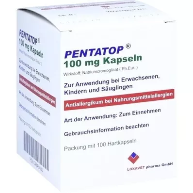 PENTATOP 100 mg capsules harde capsules, 100 stuks