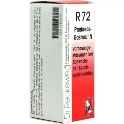 PANKREAS-GASTREU N R72 mengsel, 50 ml