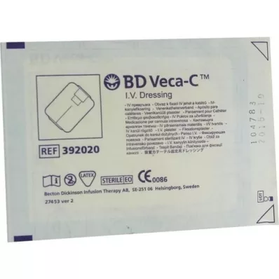 BD VECA-C Katheterfixatieverband 6x7,5 cm met venster, 1 st