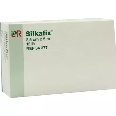 SILKAFIX Plakpleister 2,5 cmx5 m kartonnen kern, 12 stuks