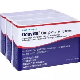 OCUVITE Complete 12 mg Luteïne-capsules, 180 stuks