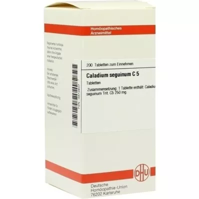 CALADIUM seguinum C 5 tabletten, 200 st