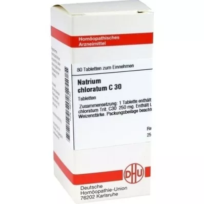 NATRIUM CHLORATUM C 30 tabletten, 80 st