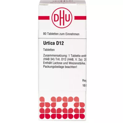 URTICA D 12 tabletten, 80 stuks