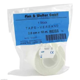 TAPE-Verband 3,8 cmx10 m wit, 1 st
