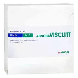 ABNOBAVISCUM Abietis D 10 Ampullen, 48 stuks