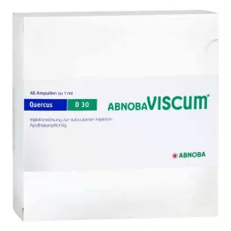 ABNOBAVISCUM Quercus D 30 Ampullen, 48 stuks