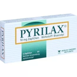 PYRILAX Zetpillen van 10 mg, 6 stuks