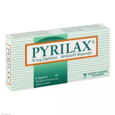 PYRILAX Zetpillen van 10 mg, 6 stuks