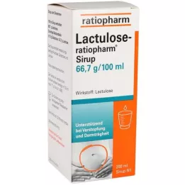 LACTULOSE-ratiopharm siroop, 200 ml