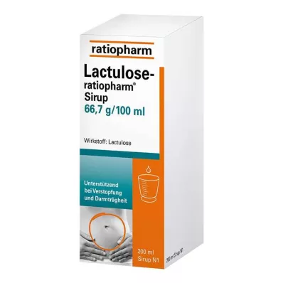 LACTULOSE-ratiopharm siroop, 200 ml LACTULOSE-ratiopharm siroop, 200 ml
